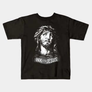 Jesus and Tattoos Kids T-Shirt